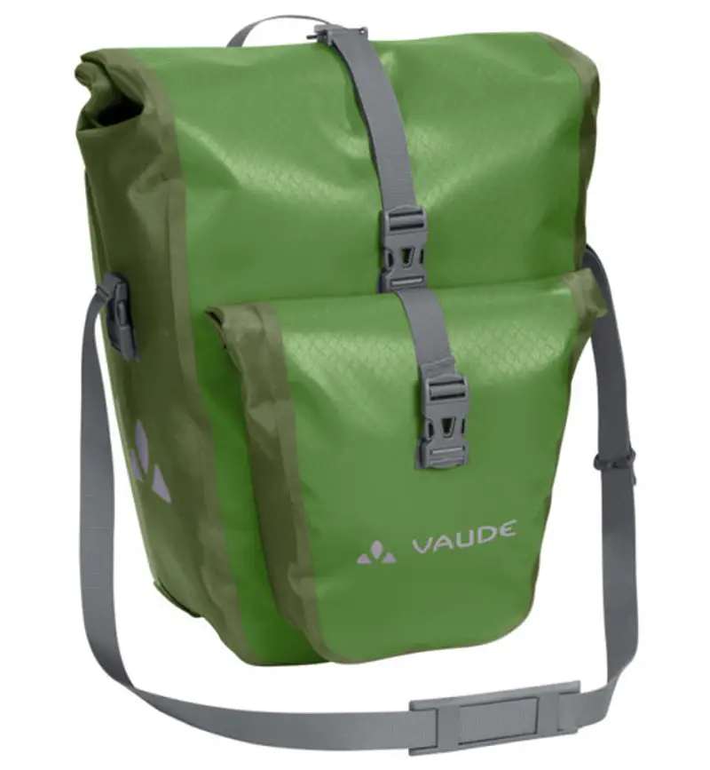 Aqua Back Plus - borsa bici posteriore (due borse) Green