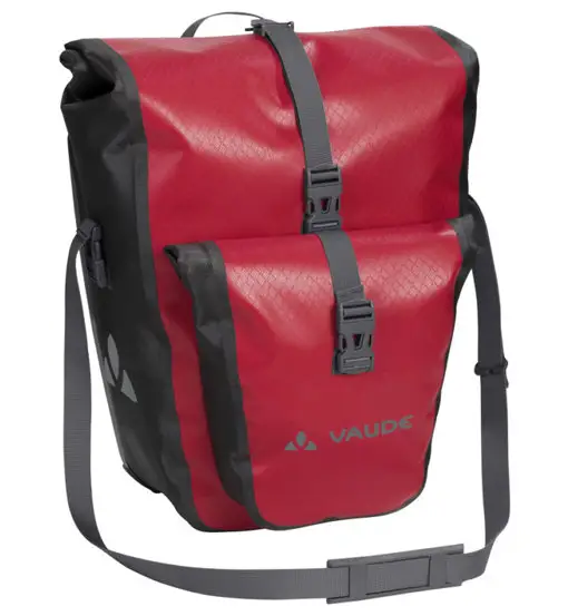 Aqua Back Plus - borsa bici posteriore (due borse) Red