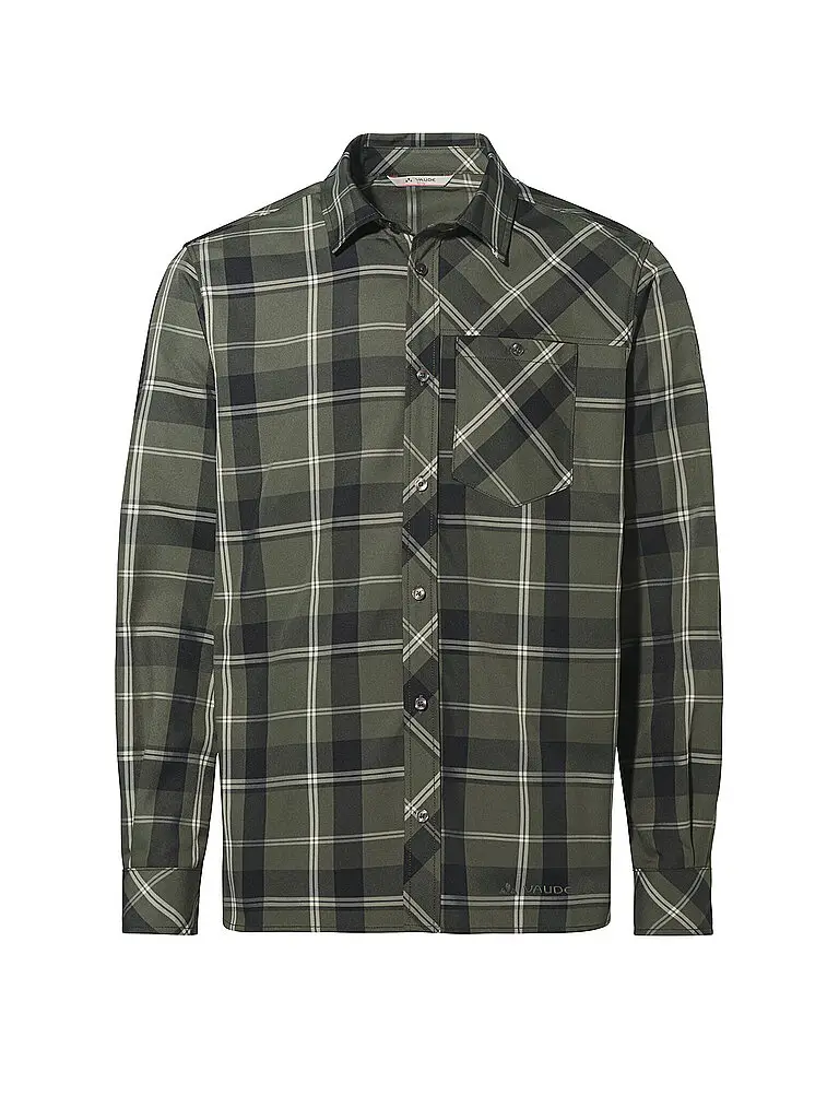 Camicia da uomo Neshan IV verde scuro | S