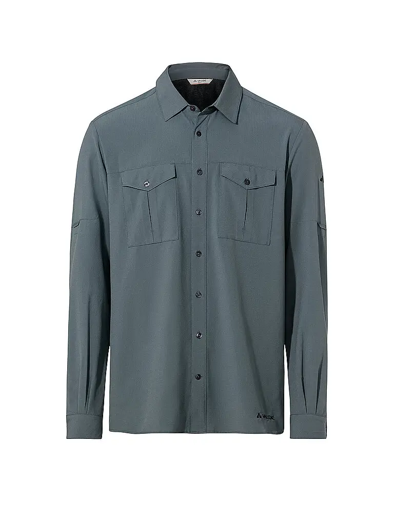 Camicia da uomo Rosemoor II tinta unita grigio | S