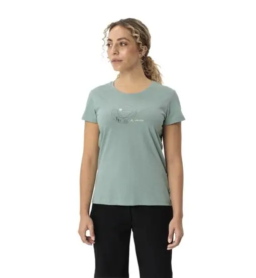 VAUDE T-shirt Donna Verde 3851065
