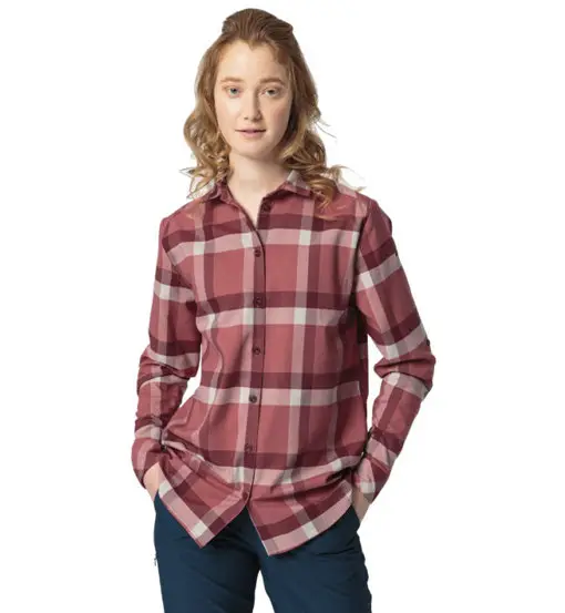 Farsund LS W - camicia maniche lunghe - donna Red