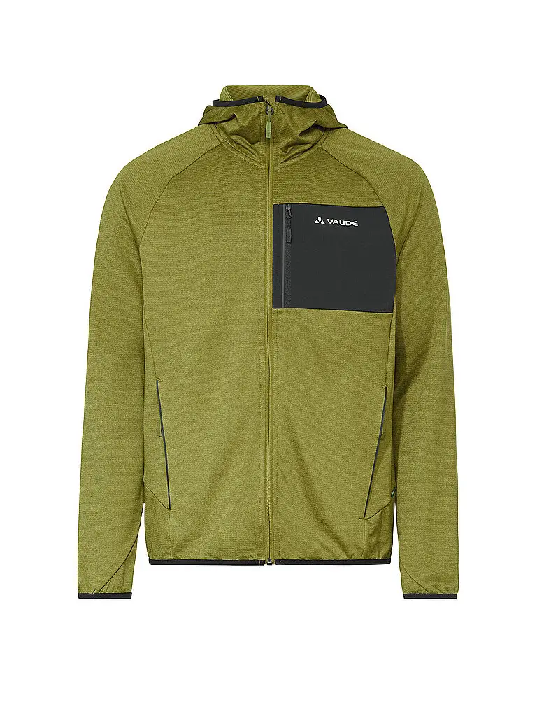 Giacca in pile da uomo Tekoa Hoodie oliva | M