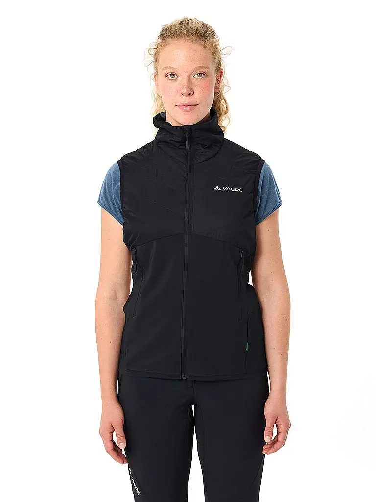 Gilet ibrido da donna Brenva nero | 34 miniatura 2