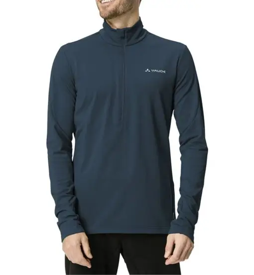 Livigno Halfzip II - pullover in pile con zip - uomo Blue