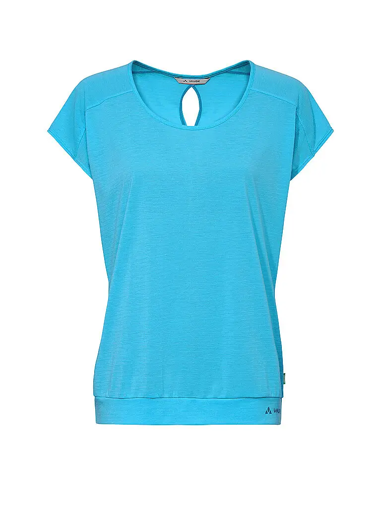 Maglietta funzionale da donna Skomer a righe azzurro | 36