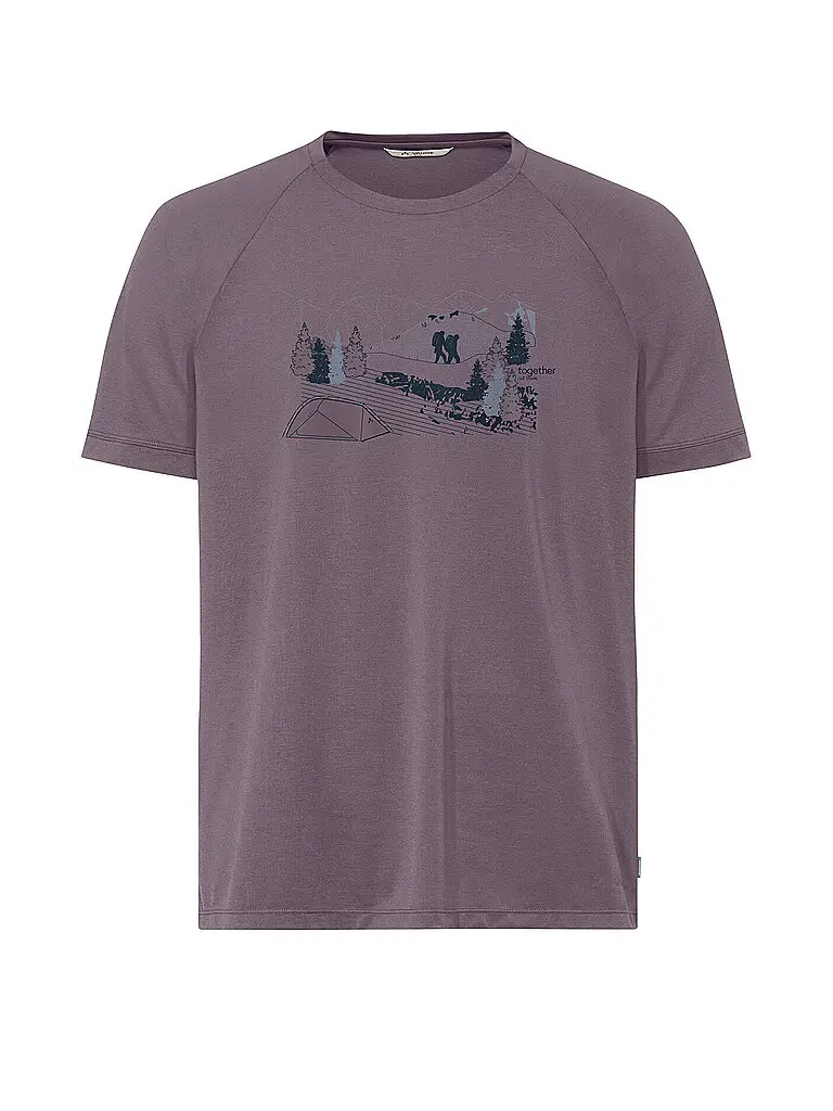 Maglietta funzionale da uomo Gleann lilla | M