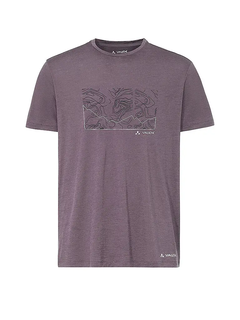 Maglietta funzionale da uomo Tekoa Wool lilla | M