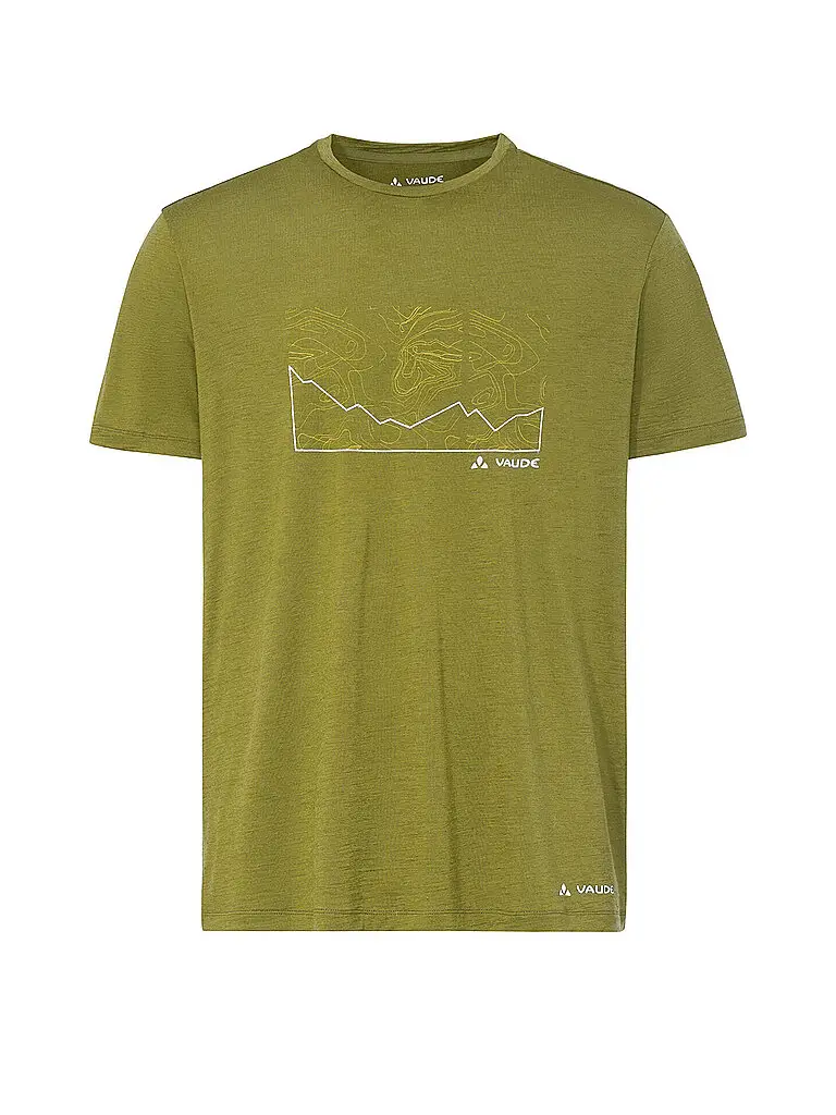 Maglietta funzionale da uomo Tekoa Wool oliva | S