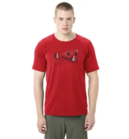 Me Gleann II - T-Shirt - uomo Red