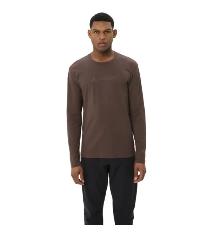 Me Logo LS - maglia a maniche lunghe - uomo Brown