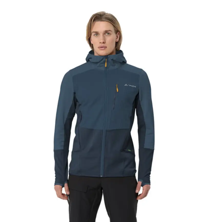 Me Monviso Grid Fleece - giacca in pile - uomo Dark Blue