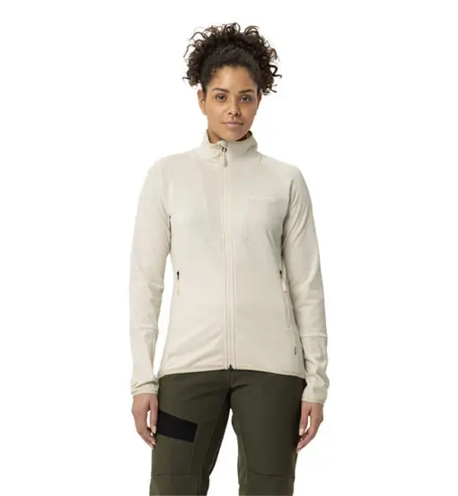 Monviso ll W - felpa in pile - donna Dark White