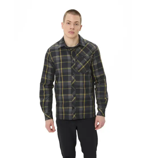 Neshan - camicia maniche lunghe - uomo Black