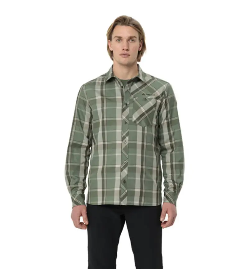 Neshan - camicia maniche lunghe - uomo Green