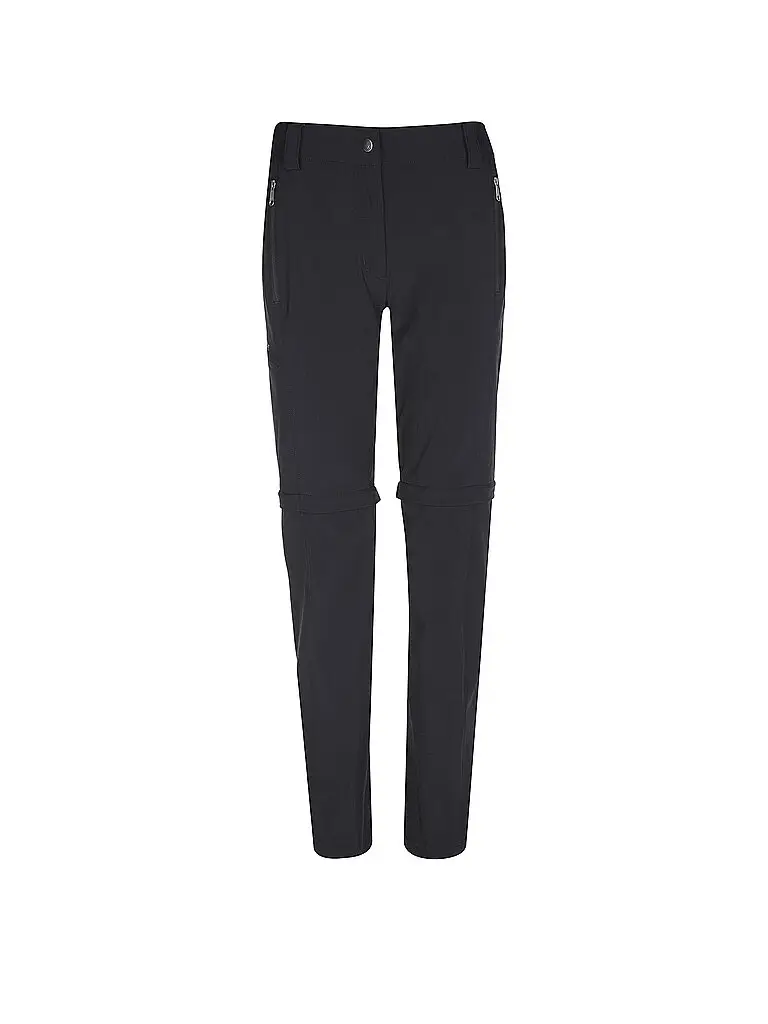 Pantaloni da trekking da donna Farley Stretch ZipOff nero | 34