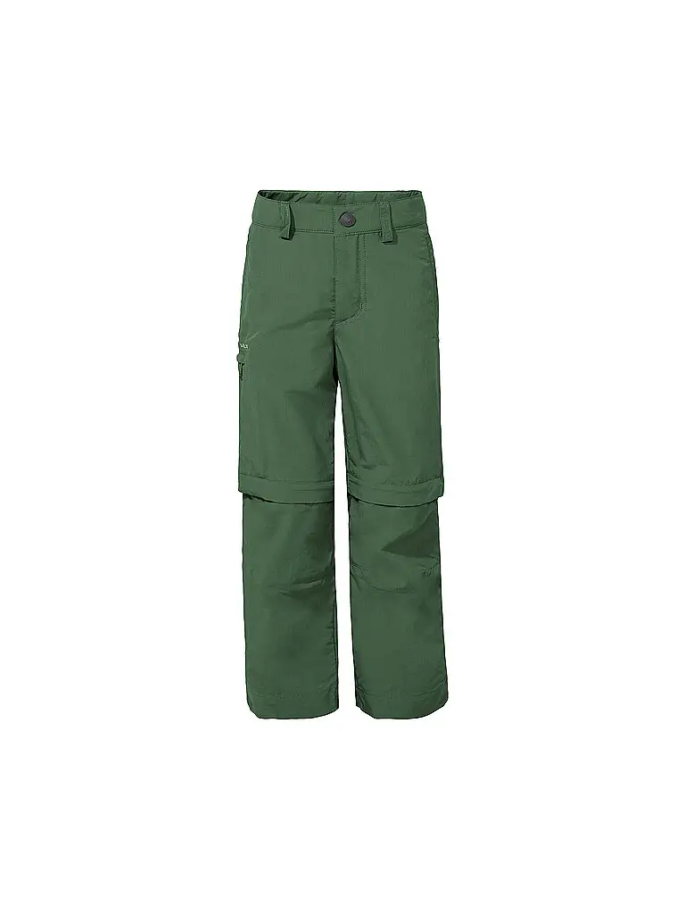 Pantaloni da trekking per bambini Detective Antimos ZipOff verde scuro | 122-128