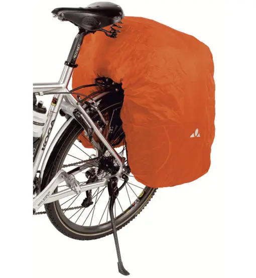 Parapioggia per borse bici a tre comparti Orange