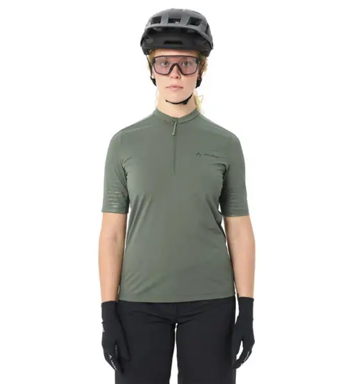 Qimsa Pro HZ Shirt W - maglia ciclismo - donna Green