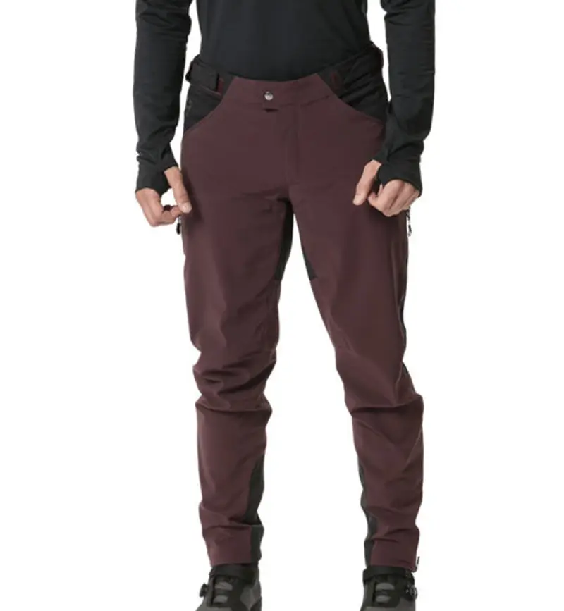 Qimsa Softshell II - pantaloni lunghi MTB - uomo Bordeaux