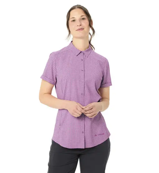 Seiland - camicia a maniche corte - donna Dark Pink