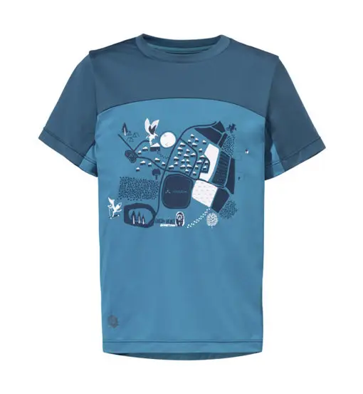 VAUDE T-shirt Bambino Blu 2521075
