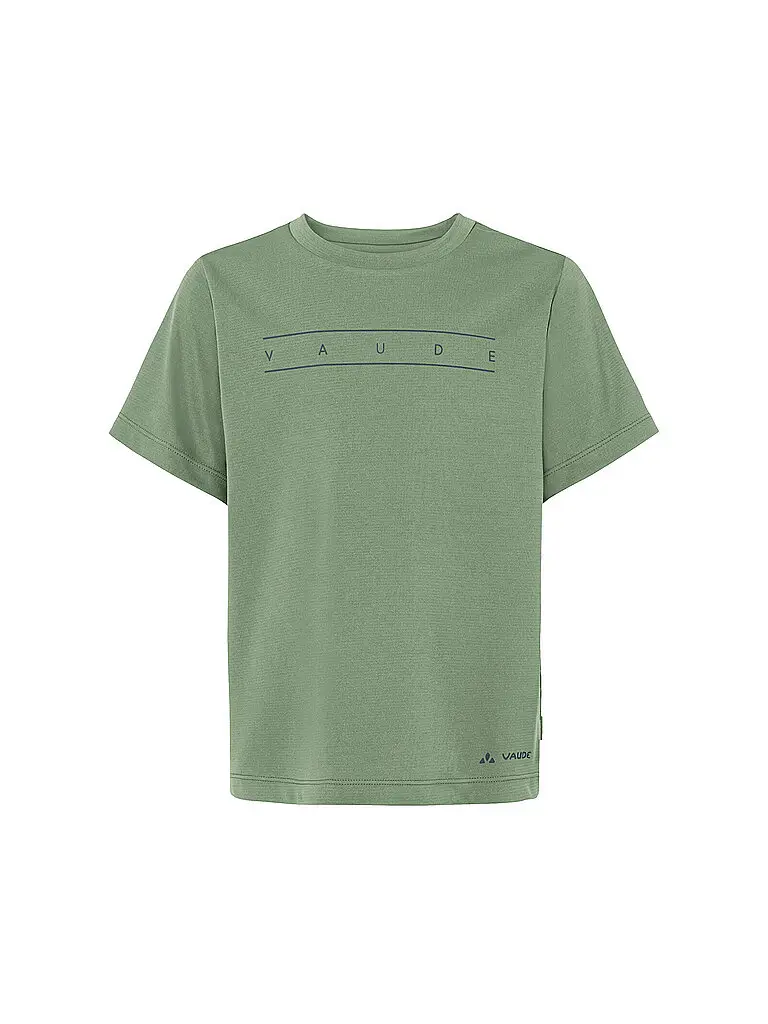 T-shirt per bambini Vaude Print verde scuro | 122-128