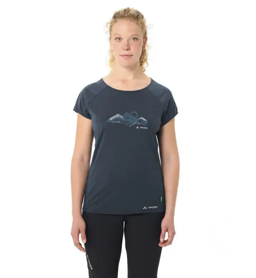 VAUDE T-shirt Donna Blu 4341932