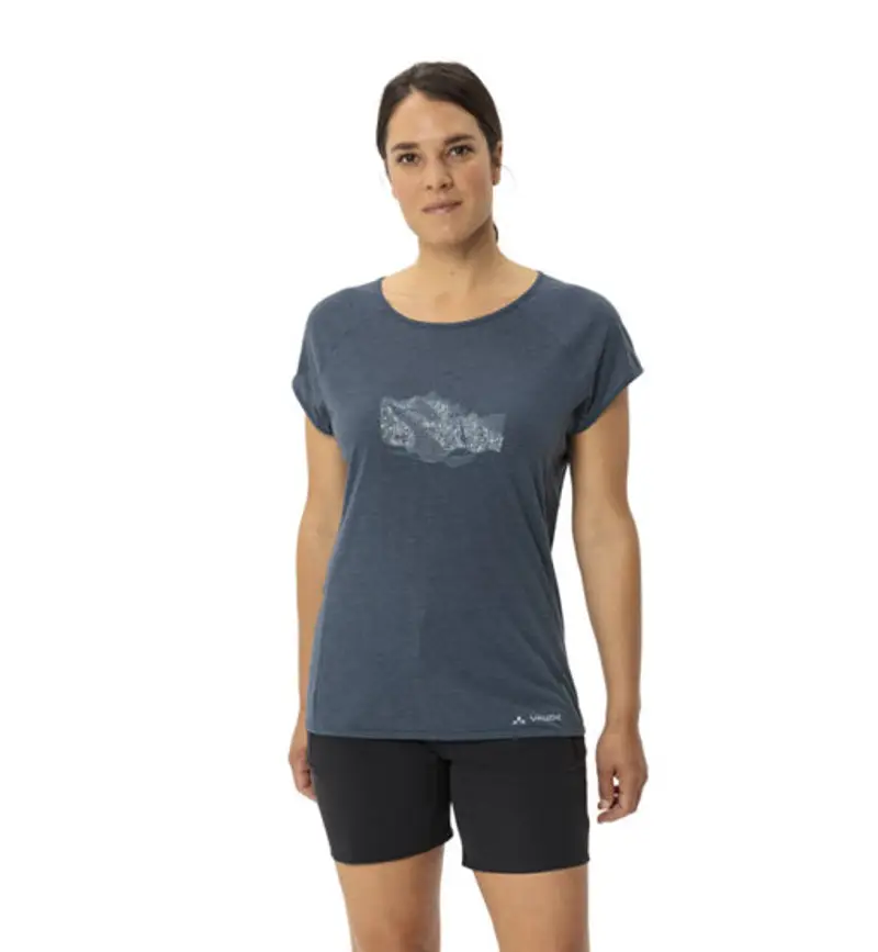 VAUDE T-shirt Donna Blu 2407982