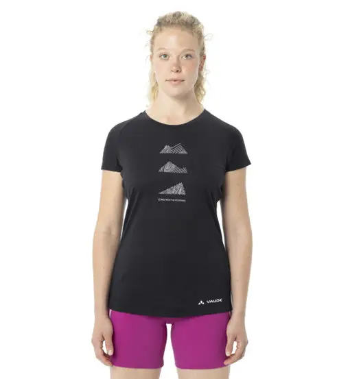 Tekoa Wool - T-shirt- donna Black