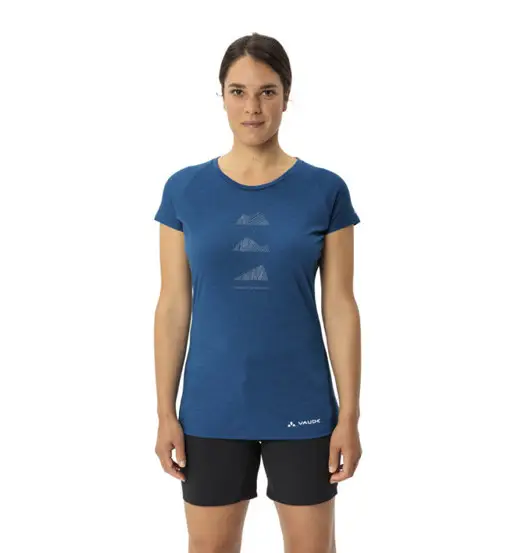 Tekoa Wool - T-shirt- donna Blue