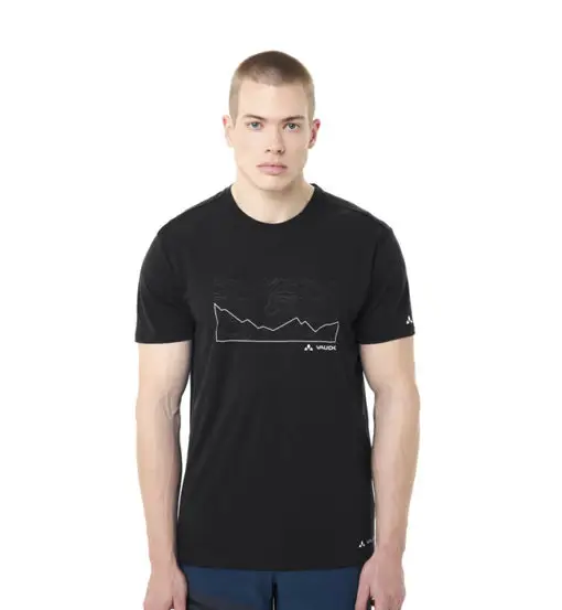 VAUDE T-shirt Uomo Nero 4371242