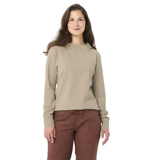 Tuenno W - felpa in pile - donna Light Brown