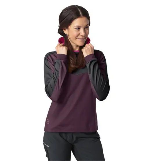 W Qimsa LS II - maglia ciclismo manica lunga - donna Purple