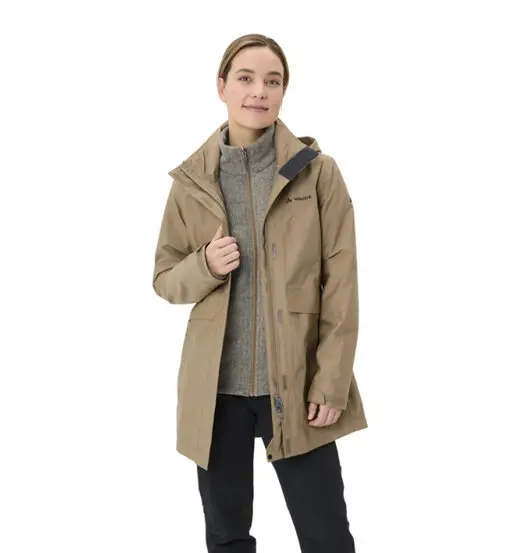 Wo Idris 3in1 IV - giacca trekking - donna Light Brown