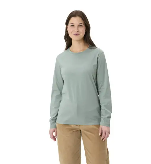 Wo Logo LS - maglia a maniche lunghe - donna Light Green