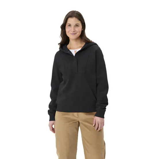 Wo Manukau IV - felpa con cappuccio - donna Black