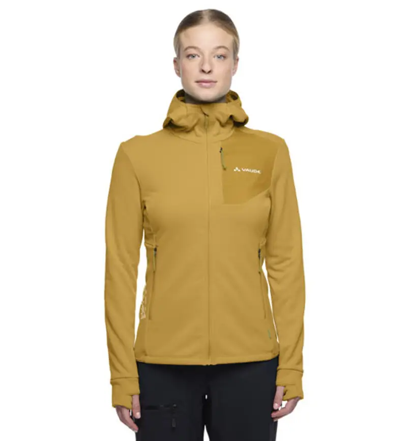 Wo Monviso Fleece III - felpa in pile - donna Dark Yellow