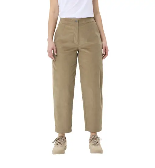 Wo Najun Cord - pantaloni lunghi - donna Brown