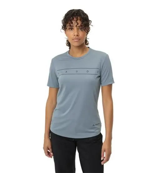 Wo Qimsa Logo - maglia ciclismo - donna Blue