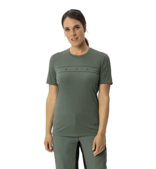 Wo Qimsa Logo - maglia ciclismo - donna Green