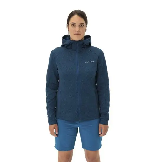 Wo Skomer Hiking - felpa in pile - donna Blue