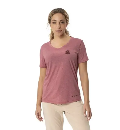 VAUDE T-shirt Donna Rosso 2486334