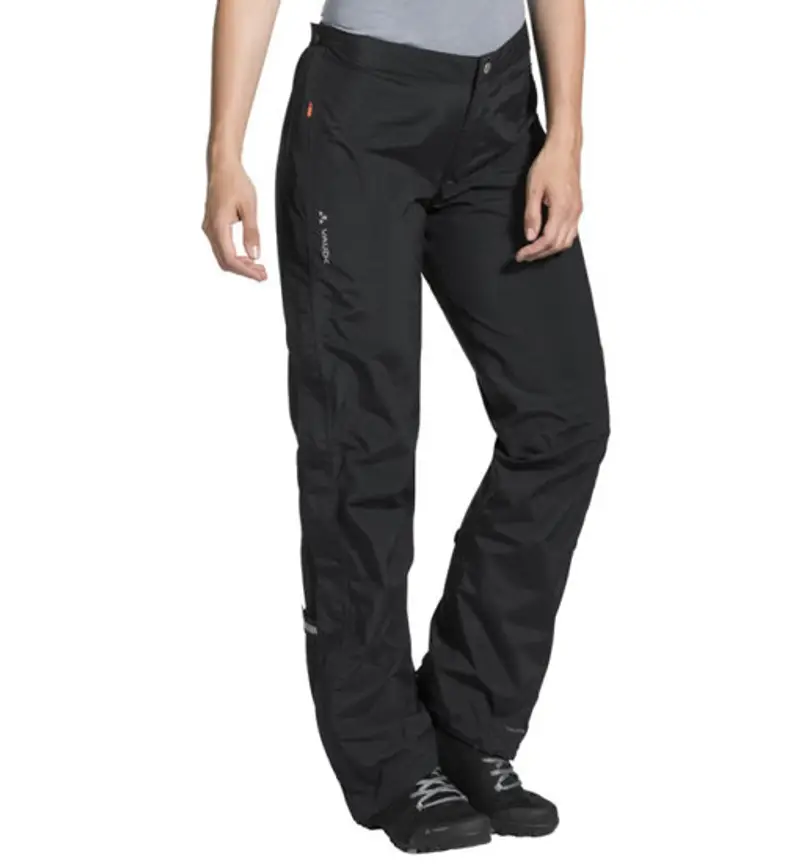 Yaras Rain Zip III - pantaloni antipioggia - donna Black