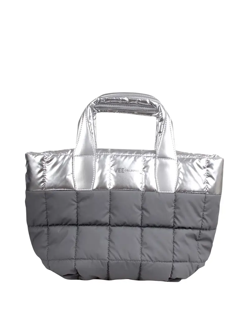 Tote Porter Mini Bicolore Argento