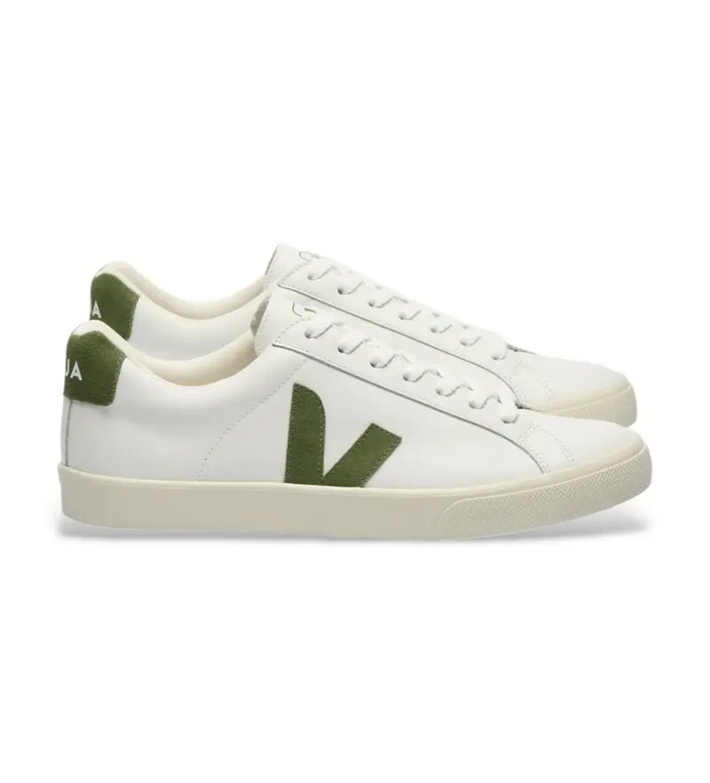 per donna. EO0203881 Sneakers in pelle bianca con logo Esplar (36), Bianco, Basso, Stringhe, Casual