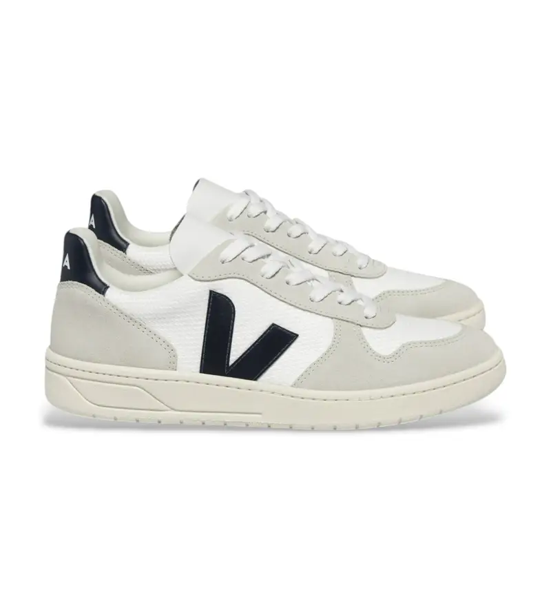 per donna. VX0101380 Sneakers V-10 in pelle bianca (36), Bianco, Basso, Stringhe, Casual