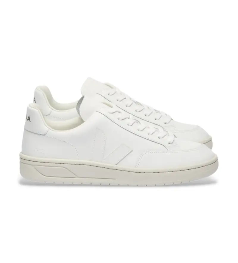 per donna. XD0202297 Sneakers bianche V-12 (37), Bianco, Basso, Stringhe, Casual, Polister riciclato, Sostenibile Pelle