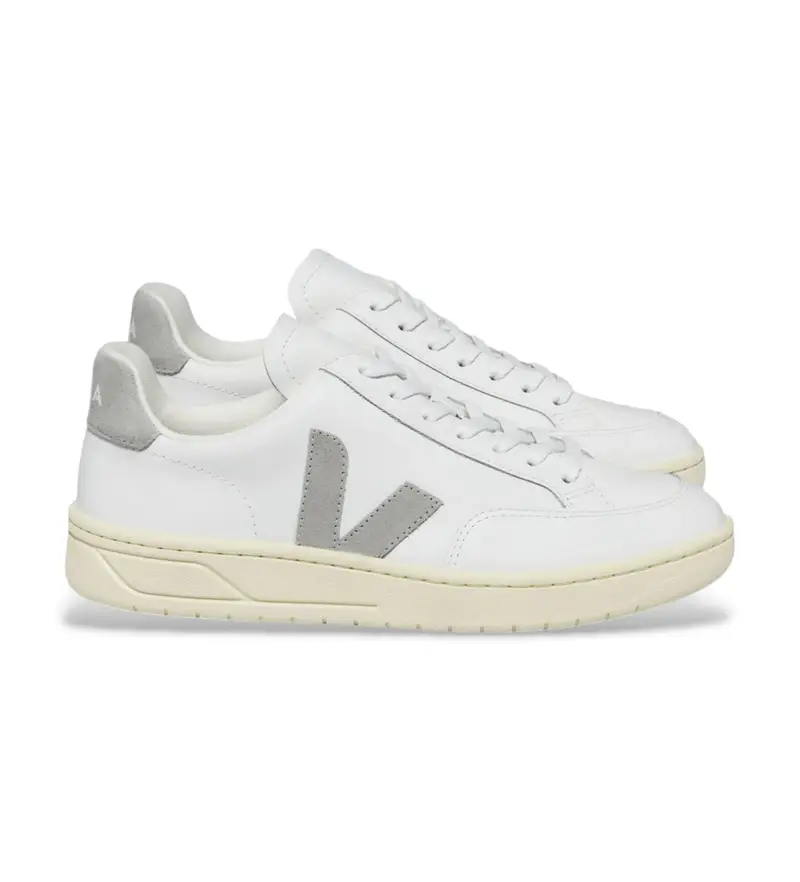 per donna. XD0203484 Sneakers bianche V-12 (37), Bianco, Basso, Stringhe, Casual, Polister riciclato, Sostenibile Pelle