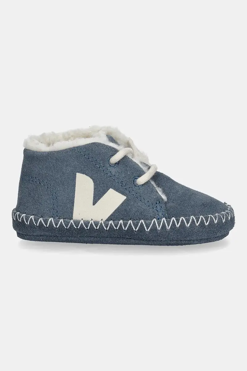 scarpe in pelle scamosciata neonato/a Baby Winter Light ZZ colore blu BA0321028 miniatura 3